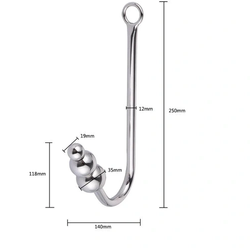 5334 Anal Cuffs Collar Hook and with Beaded Elegant 1210